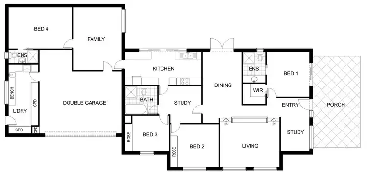 Floorplan of Homely house listing, 11 Jackie Howe Crescent, Macarthur ACT 2904
