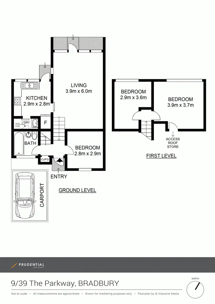 Floorplan of Homely house listing, 9/39 The Parkway, Bradbury NSW 2560