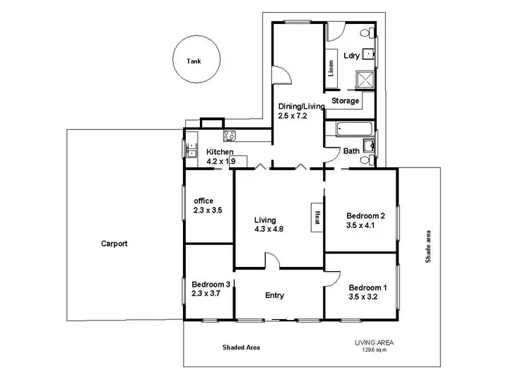 Floorplan of Homely house listing, 198 Tarcoola Street, Renmark SA 5341