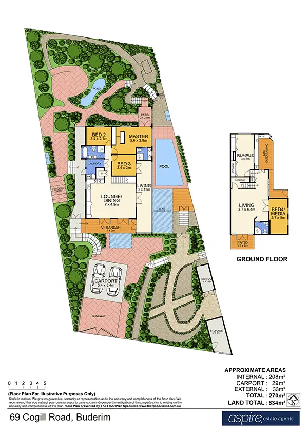 Floorplan of Homely house listing, 69 Cogill Road, Buderim QLD 4556