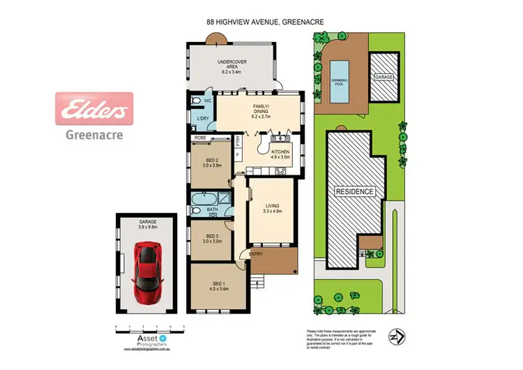 Floorplan of Homely house listing, 88 Highview Avenue, Greenacre NSW 2190