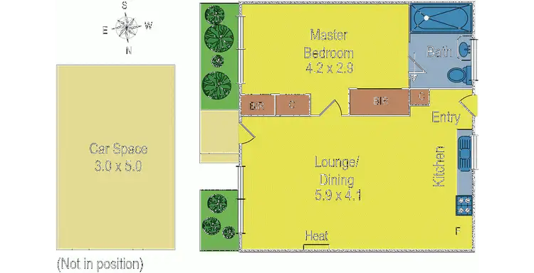 Floorplan of Homely villa listing, 4/16 Vanberg Road, Essendon VIC 3040