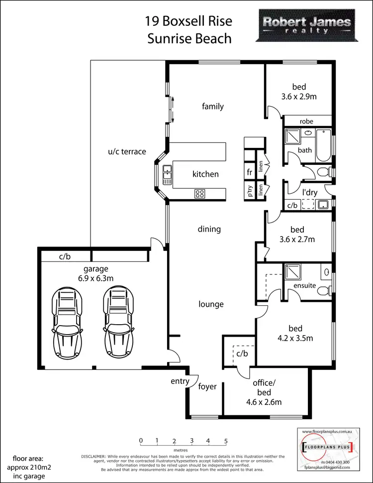 Floorplan of Homely house listing, 19 Boxsell Rise, Sunrise Beach QLD 4567