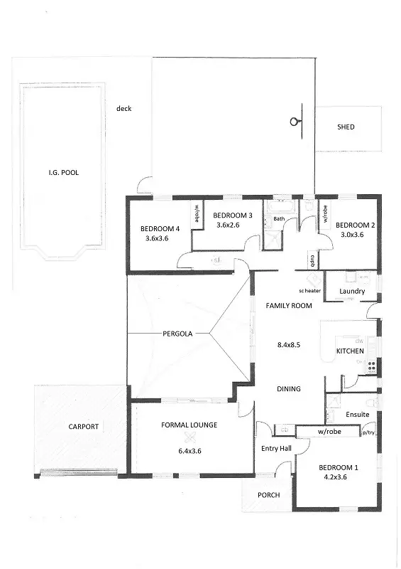 Floorplan of Homely house listing, 5 Von Nida Street, Fairview Park SA 5126