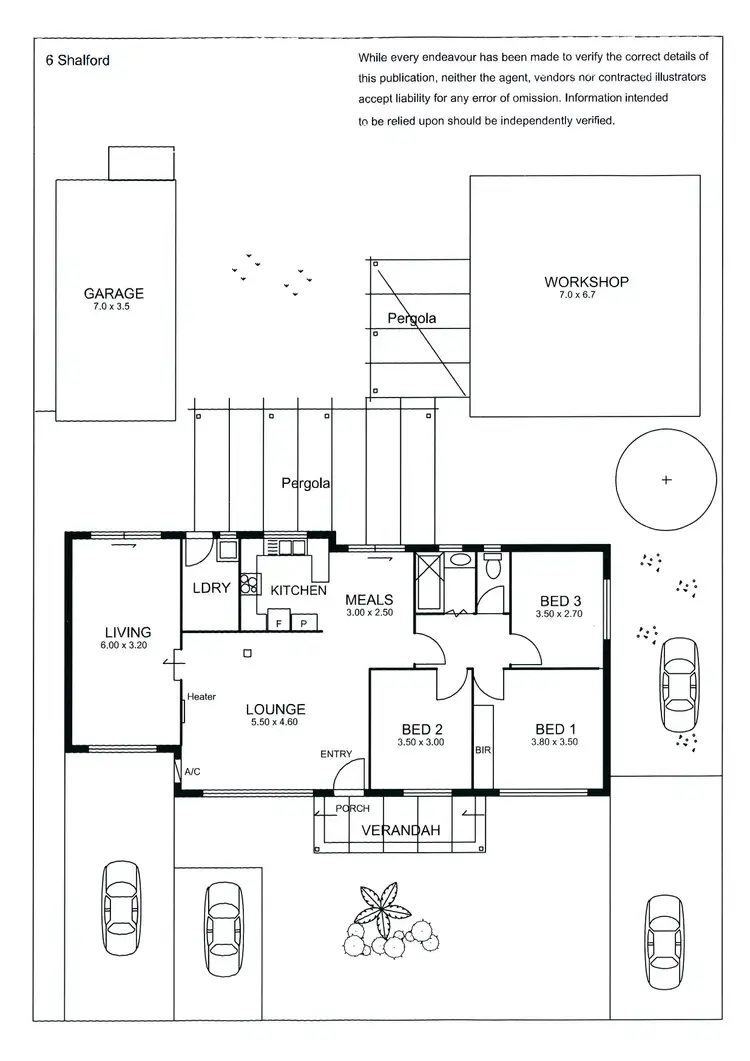 Floorplan of Homely house listing, 6 Shalford Terrace, Campbelltown SA 5074
