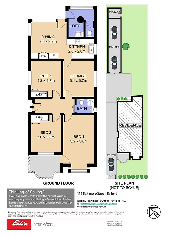 Floorplan of Homely house listing, 115 Baltimore Street, Belfield NSW 2191