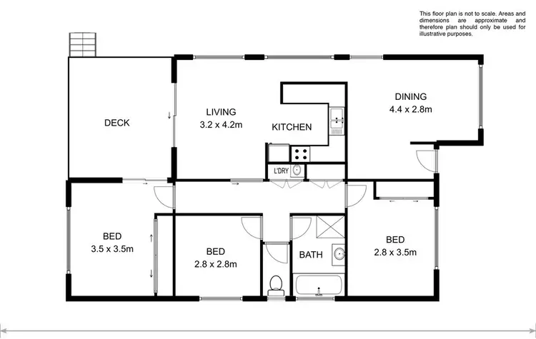 Floorplan of Homely house listing, 14 Coraki Street, Chigwell TAS 7011