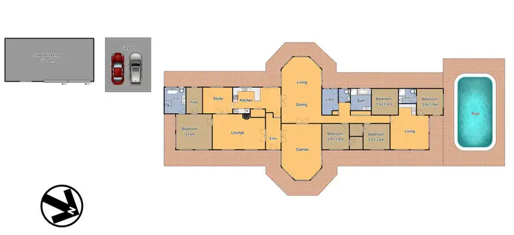 Floorplan of Homely house listing, 45 SETTLERS ROAD, Pambula NSW 2549