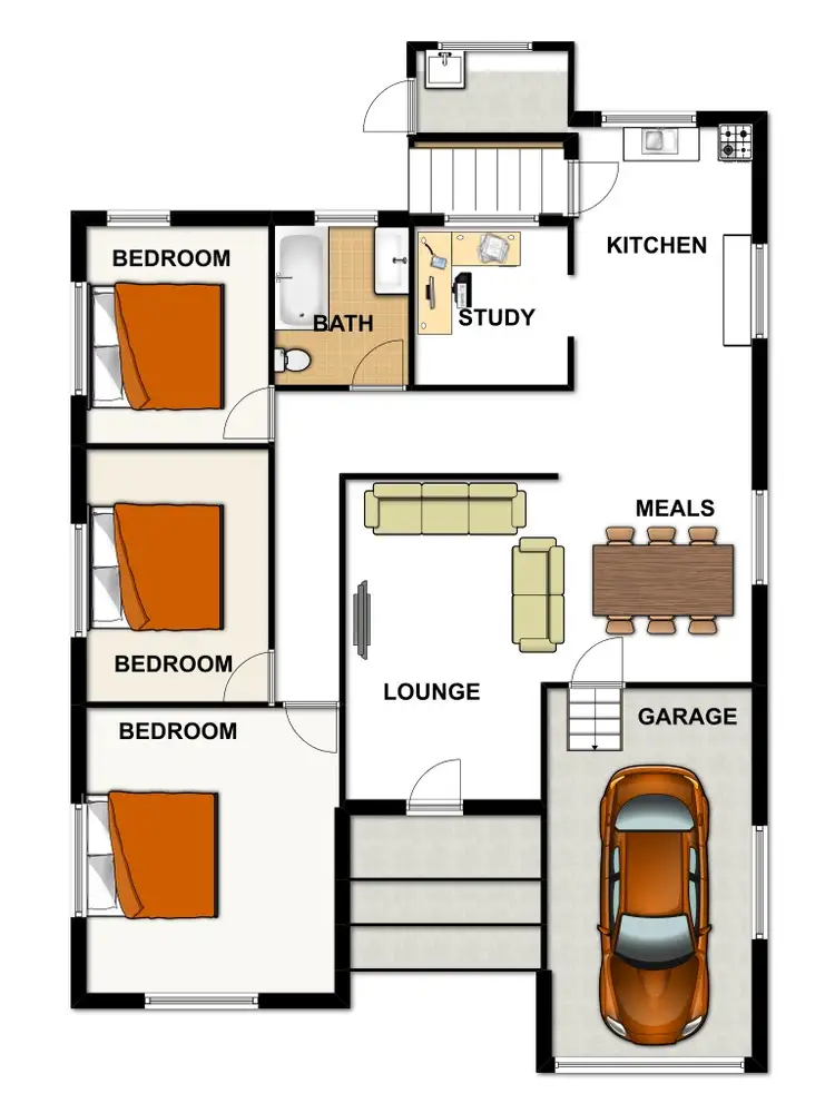 Floorplan of Homely house listing, 52 Frangipani St, Inala QLD 4077