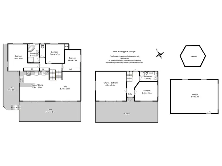 Floorplan of Homely house listing, 141 Carlton Beach Road, Dodges Ferry TAS 7173