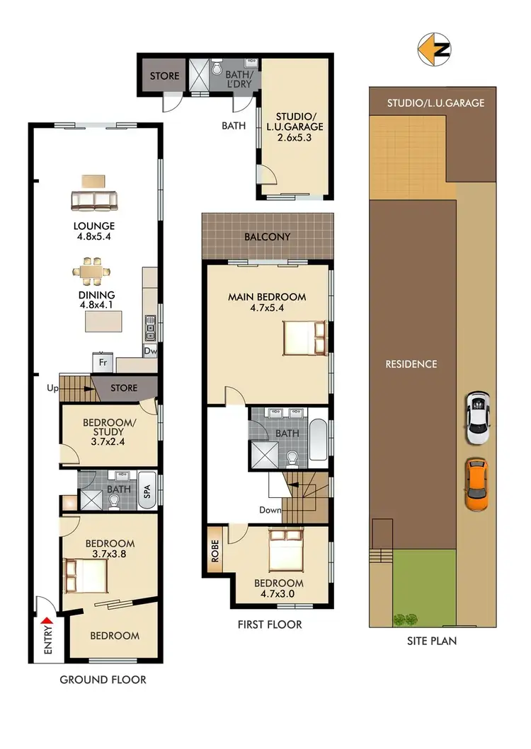 Floorplan of Homely house listing, 18 Mitchell Street, North Bondi NSW 2026