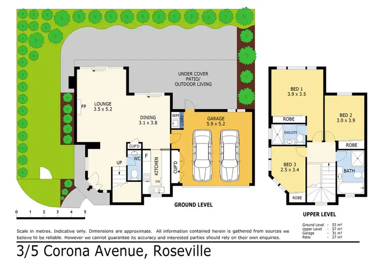 Floorplan of Homely house listing, 3/5 Corona Avenue, Roseville NSW 2069