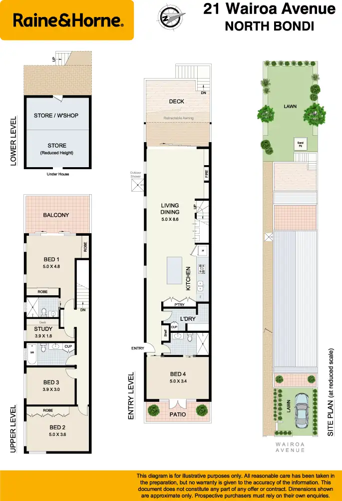 Floorplan of Homely house listing, 21 Wairoa Avenue, North Bondi NSW 2026