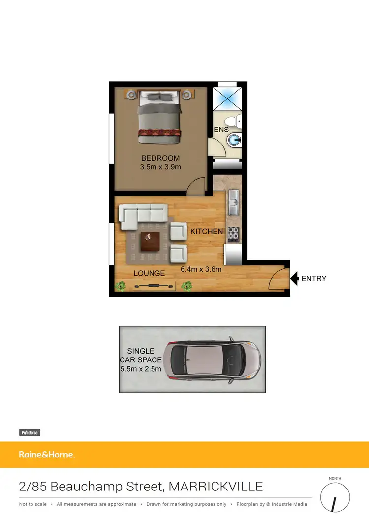Floorplan of Homely house listing, 2/85 Beauchamp Street, Marrickville NSW 2204
