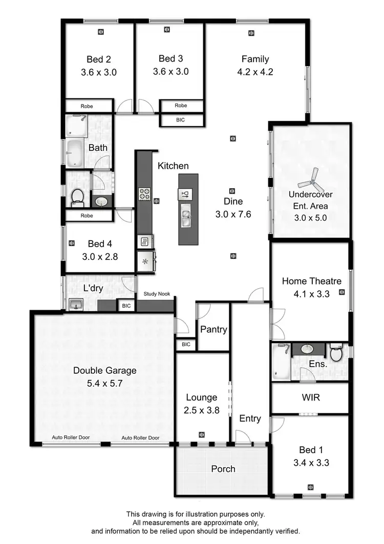 Floorplan of Homely house listing, 14 Scarlet Avenue, Munno Para SA 5115