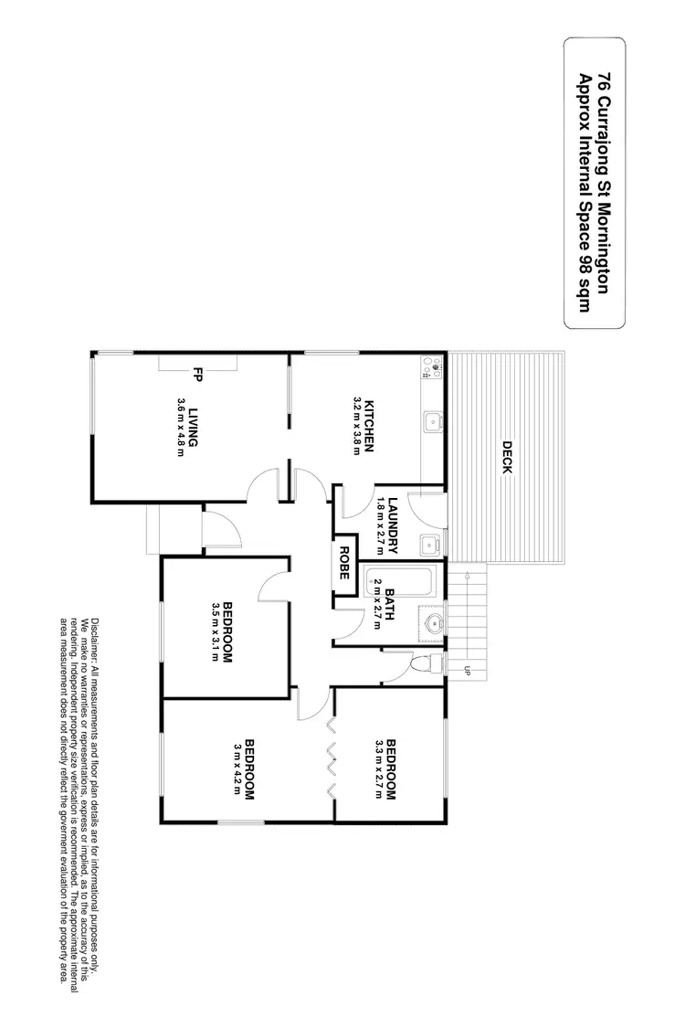 Floorplan of Homely house listing, 76 Currajong Street, Mornington TAS 7018