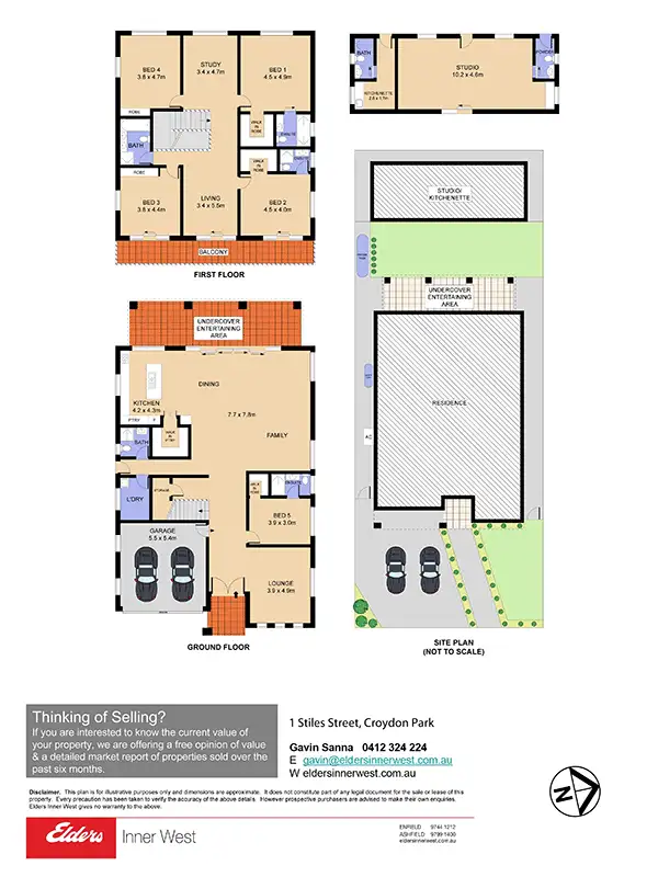 Floorplan of Homely house listing, 1 Stiles Street, Croydon Park NSW 2133