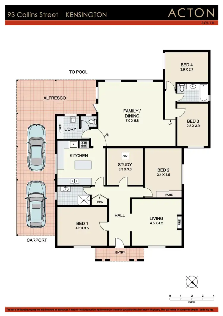 Floorplan of Homely house listing, 93 Collins Street, Kensington WA 6151