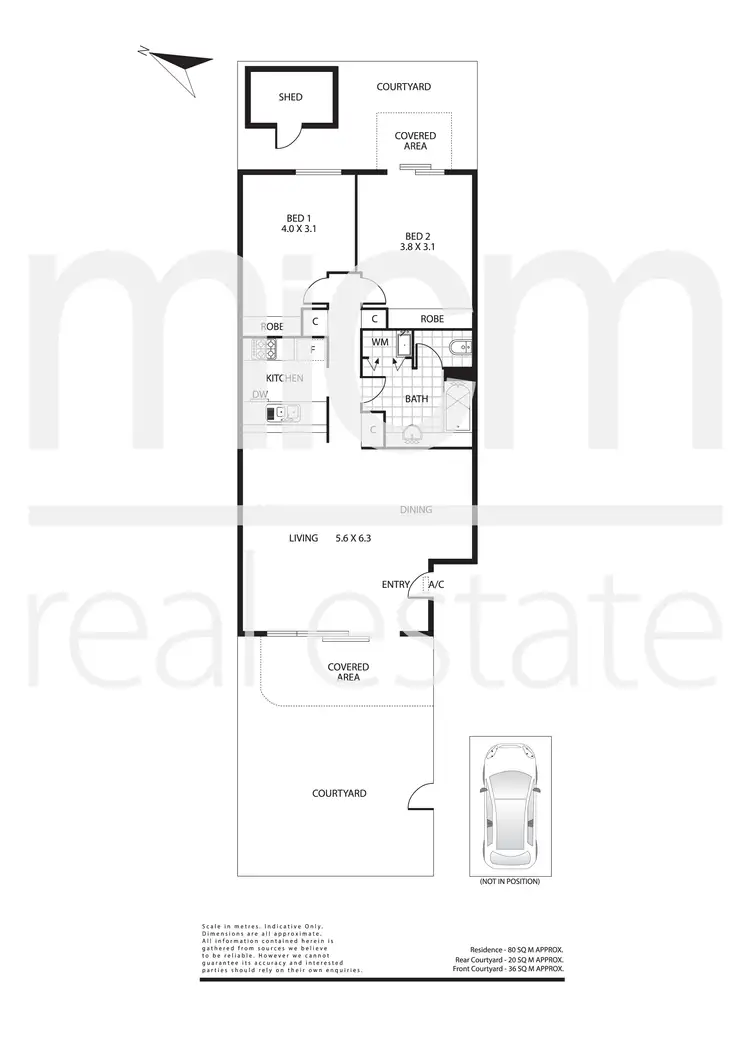 Floorplan of Homely apartment listing, 12/28 Jeffcott Street, West Melbourne VIC 3003