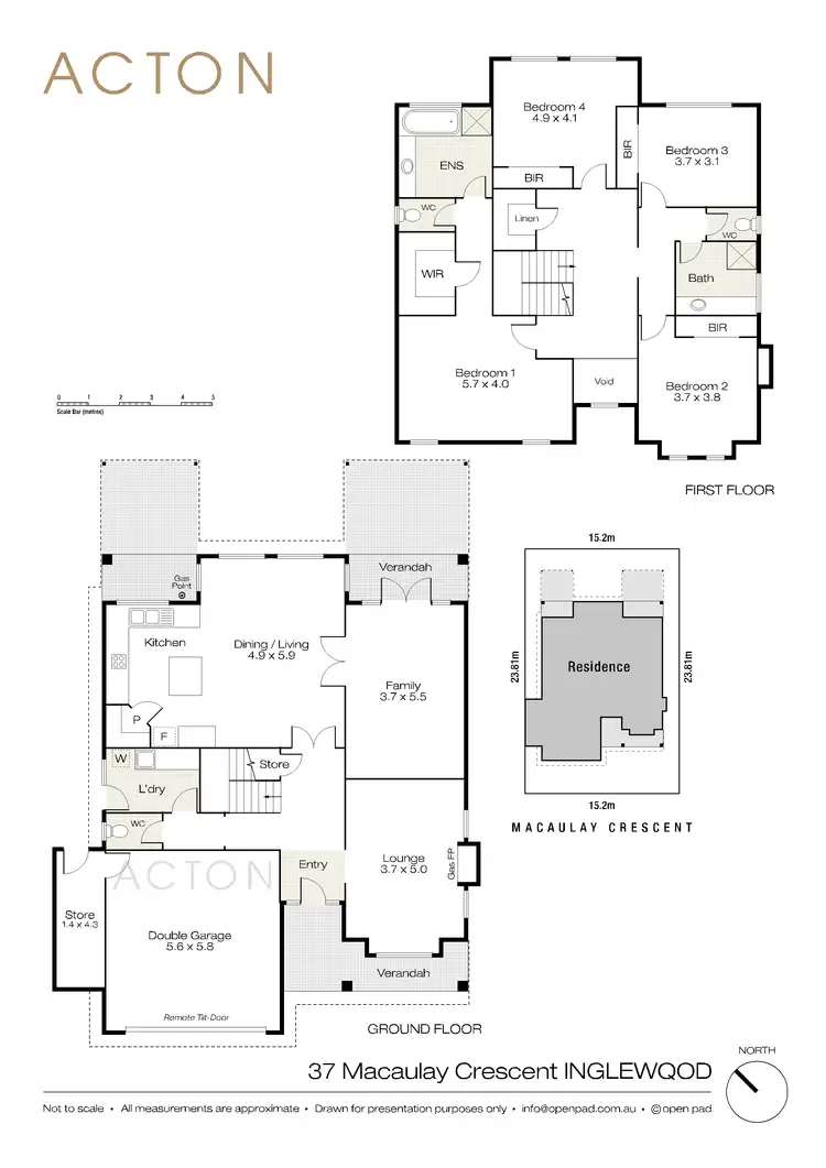 Floorplan of Homely house listing, 37 Macaulay Crescent, Inglewood WA 6052