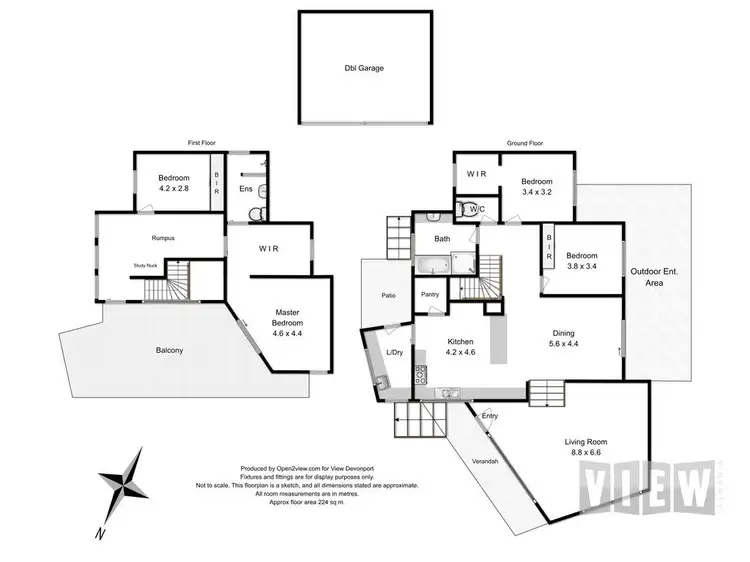 Floorplan of Homely house listing, 4 Cromwell Crescent, Devonport TAS 7310