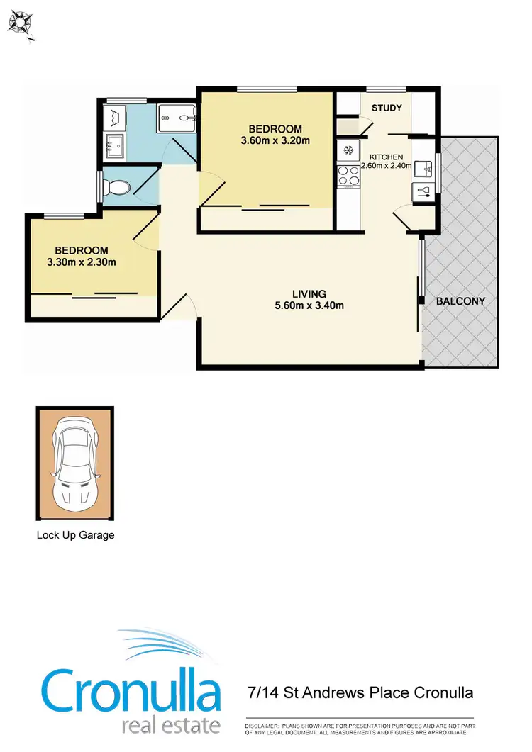 Floorplan of Homely apartment listing, 7/14 St Andrews Place, Cronulla NSW 2230