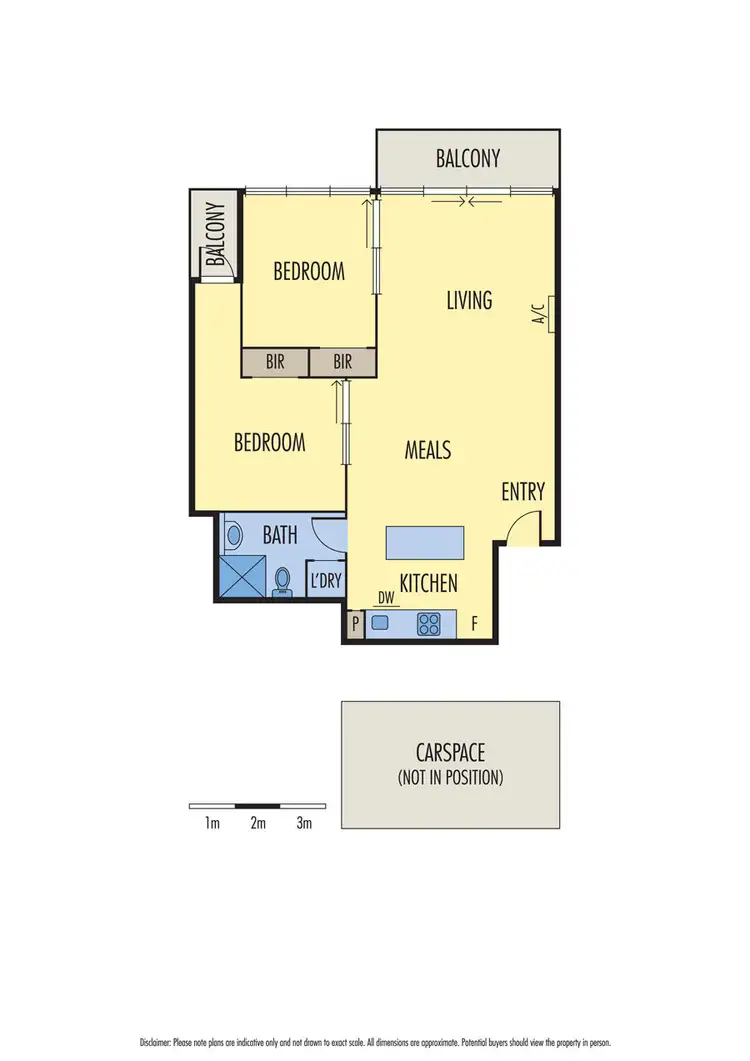 Floorplan of Homely apartment listing, 404/19 Pickles Street, Port Melbourne VIC 3207