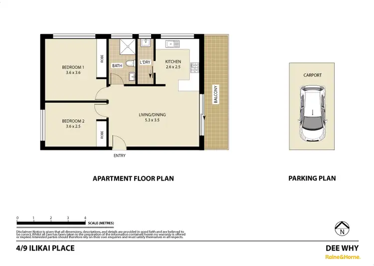Floorplan of Homely unit listing, 4/9 Ilikai Place, Dee Why NSW 2099