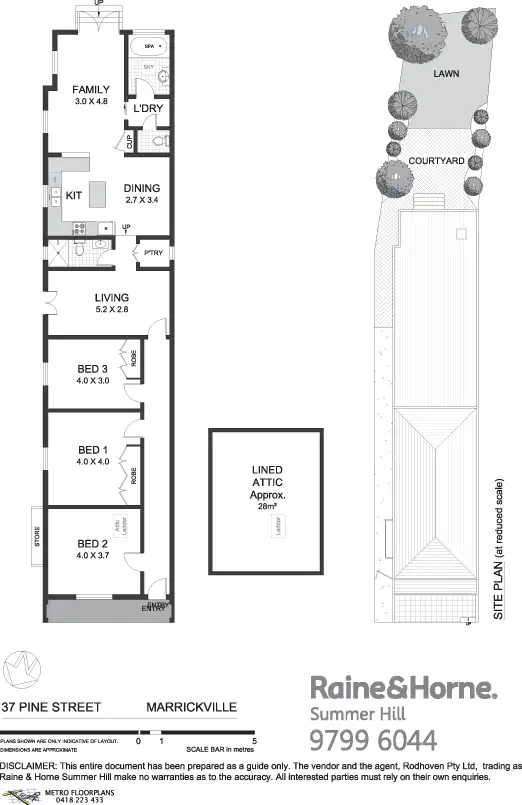 Floorplan of Homely house listing, 37 Pine Street, Marrickville NSW 2204