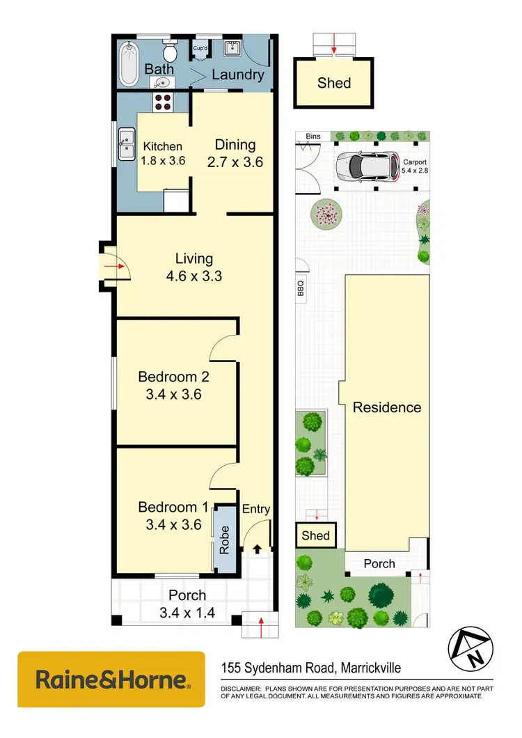 Floorplan of Homely house listing, 155 Sydenham Road, Marrickville NSW 2204