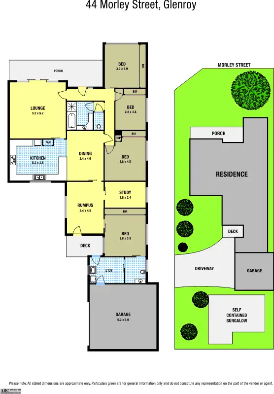 Floorplan of Homely house listing, 44 Morley Street, Glenroy VIC 3046
