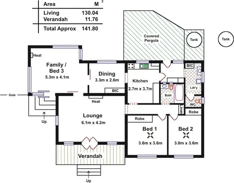 Floorplan of Homely house listing, 22 Jane Street, Willaston SA 5118