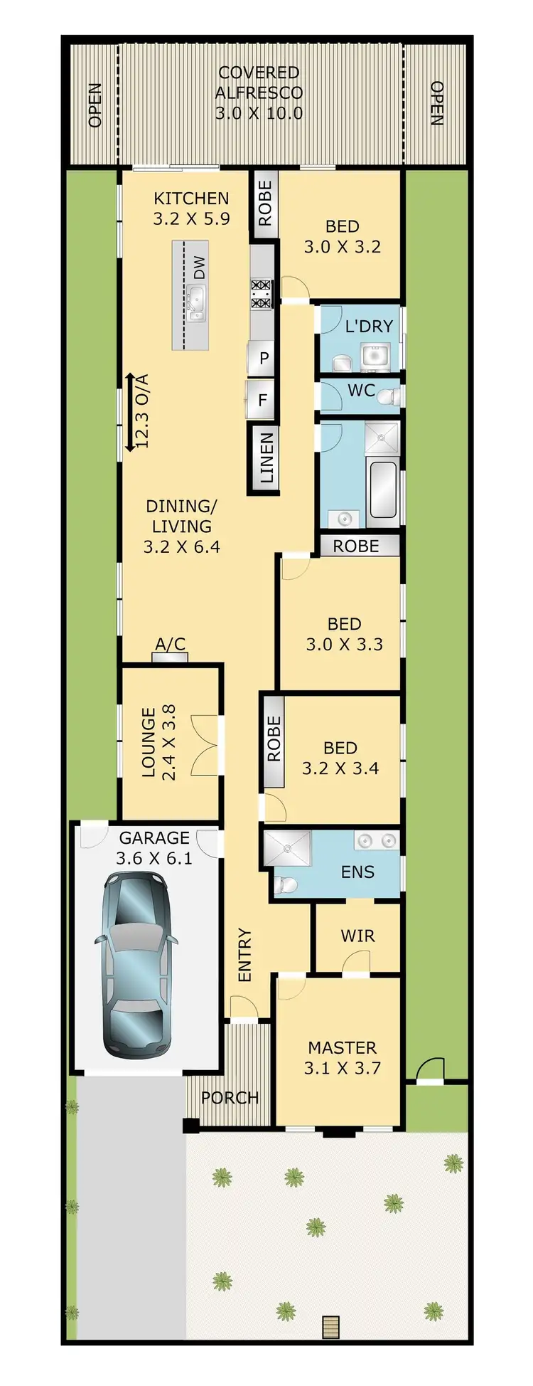 Floorplan of Homely house listing, 11 Crystall Place, Armstrong Creek VIC 3217