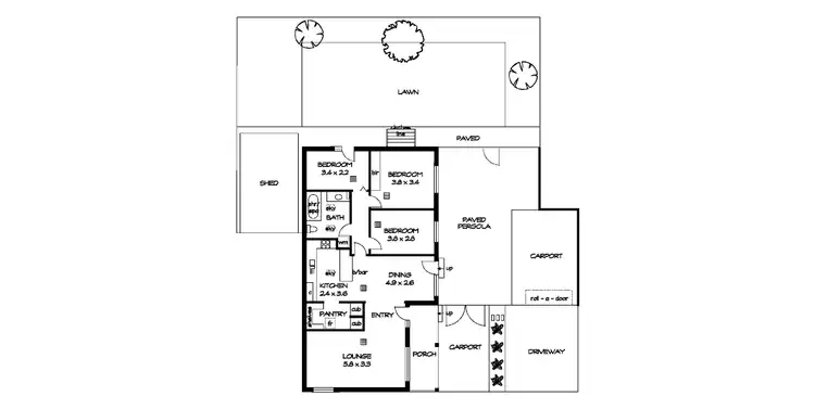 Floorplan of Homely house listing, 6/16 Roclin Avenue, Newton SA 5074