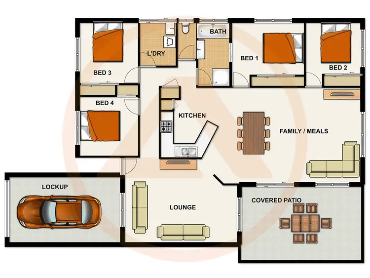 Floorplan of Homely house listing, 5 IBROX CT, Regents Park QLD 4118