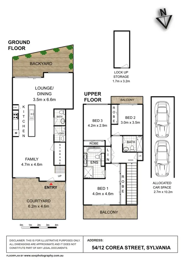 Floorplan of Homely house listing, 54/12 Corea Street, Sylvania NSW 2224