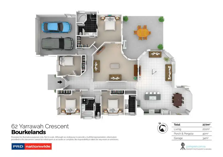 Floorplan of Homely house listing, 62 Yarrawah Crescent, Bourkelands NSW 2650