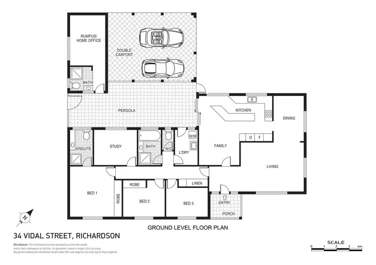 Floorplan of Homely house listing, 34 Vidal St, Richardson ACT 2905