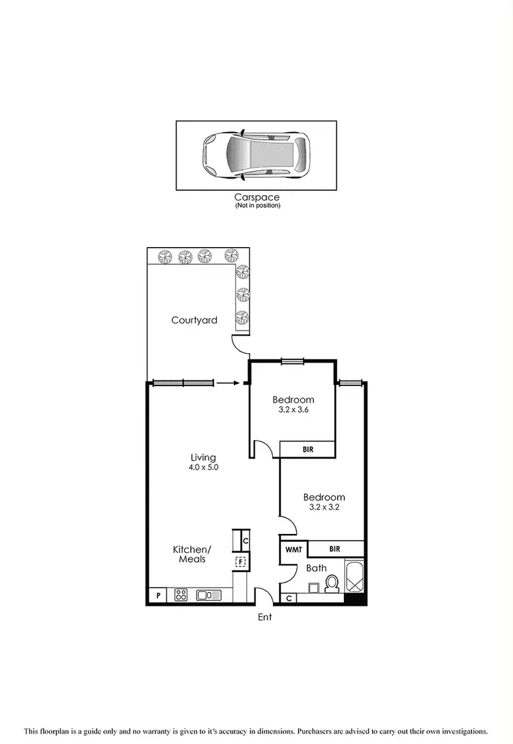 Floorplan of Homely apartment listing, 7/6 Crefden Street, Maidstone VIC 3012