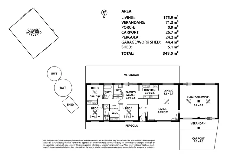 Floorplan of Homely house listing, 4 Trenouth Court, Strathalbyn SA 5255