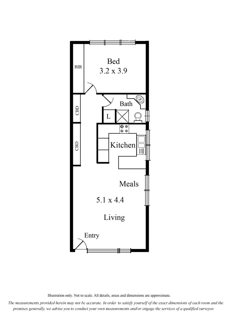 Floorplan of Homely apartment listing, 13/2 Grattan Street, Hawthorn VIC 3122