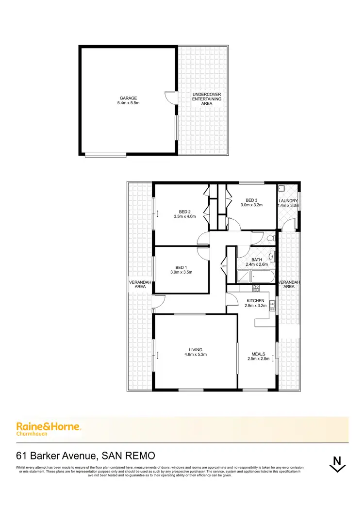 Floorplan of Homely house listing, 61 Barker Avenue, San Remo NSW 2262