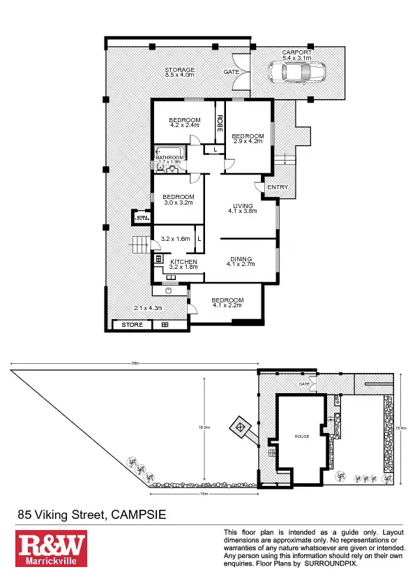 Floorplan of Homely house listing, 85 Viking Street, Campsie NSW 2194