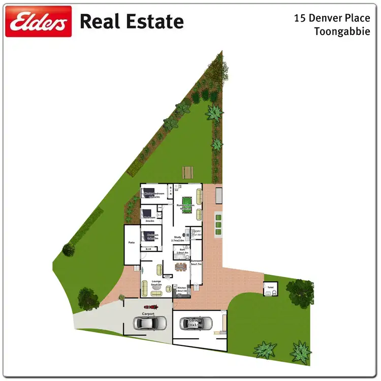 Floorplan of Homely house listing, 15 Denver Place, Toongabbie NSW 2146