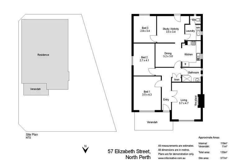 Floorplan of Homely house listing, 57 Elizabeth Street, North Perth WA 6006