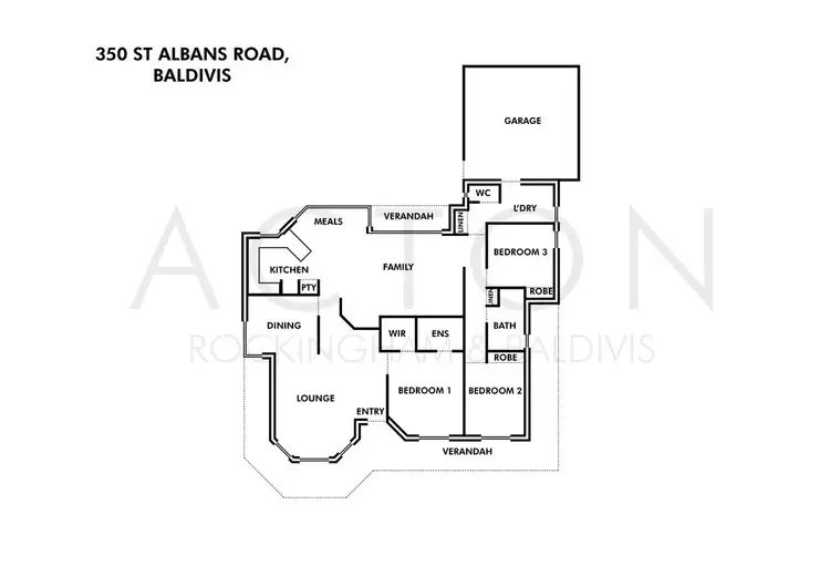 Floorplan of Homely house listing, 350 St Albans Road, Baldivis WA 6171