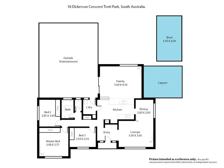 Floorplan of Homely house listing, 18 Dickerson Crescent, Trott Park SA 5158