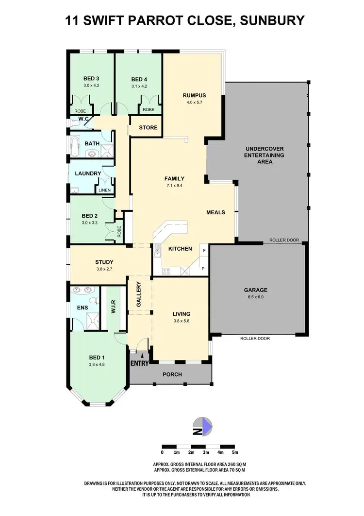 Floorplan of Homely house listing, 11 Swift Parrot Close, Sunbury VIC 3429