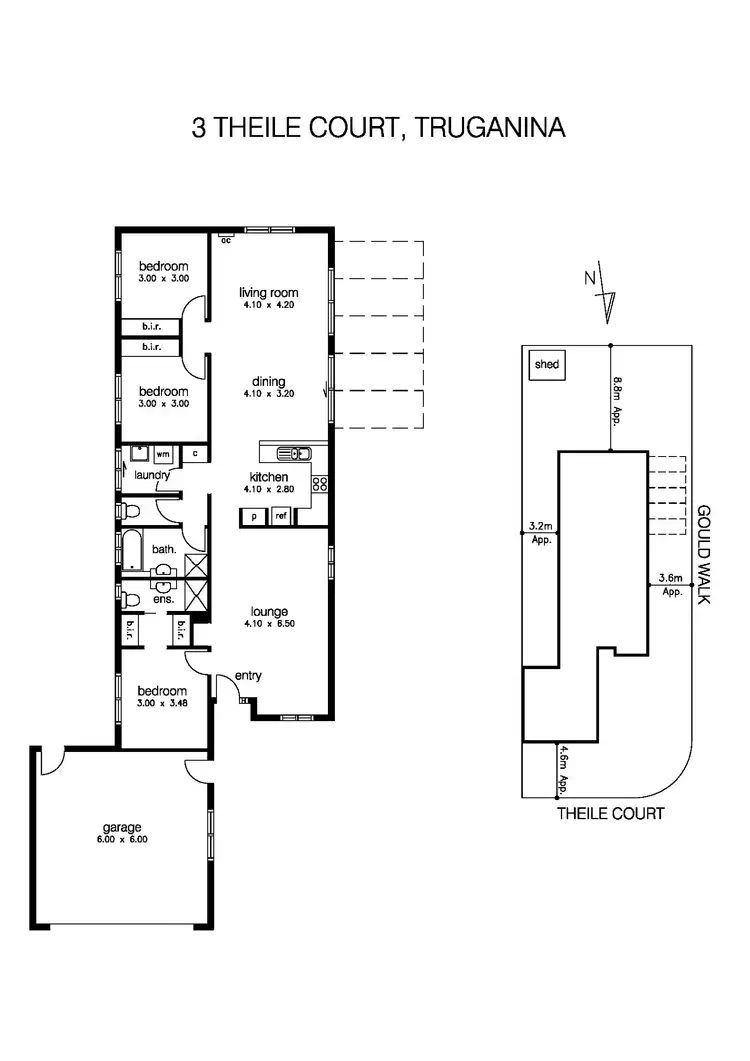 Floorplan of Homely house listing, 3 Thiele Court, Truganina VIC 3029
