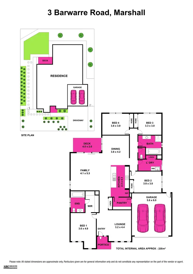 Floorplan of Homely house listing, 3 Barwarre Road, Marshall VIC 3216
